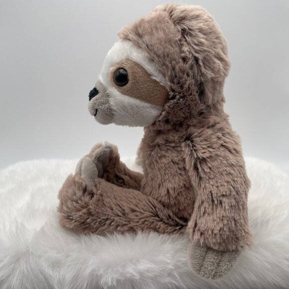 Kinder Sloth 10" Plush Brown Soft Fluffy Stuffie (SKU: 443TO) - Picture 5 of 9